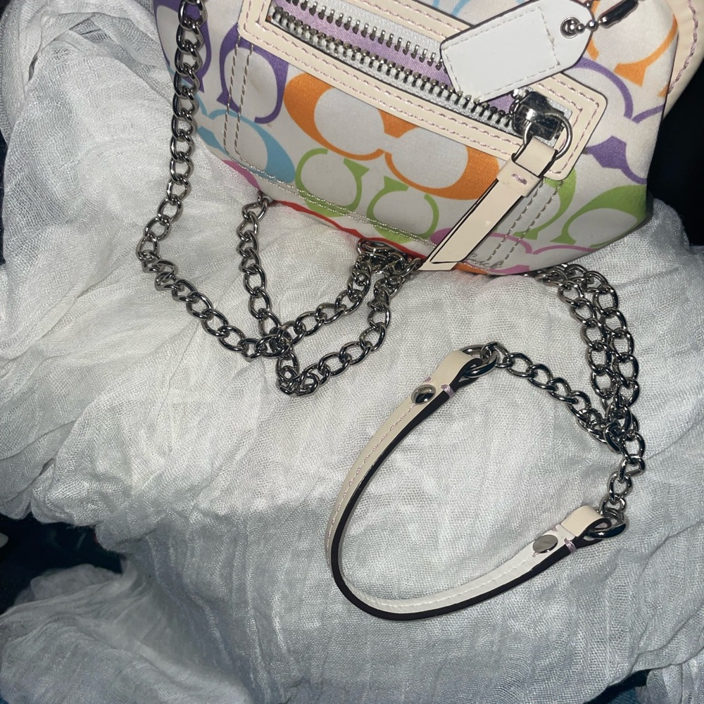 Coach Colorful Signature Mini Bag w/perfume hang tag- Collector's Piece - Picture 6 of 8